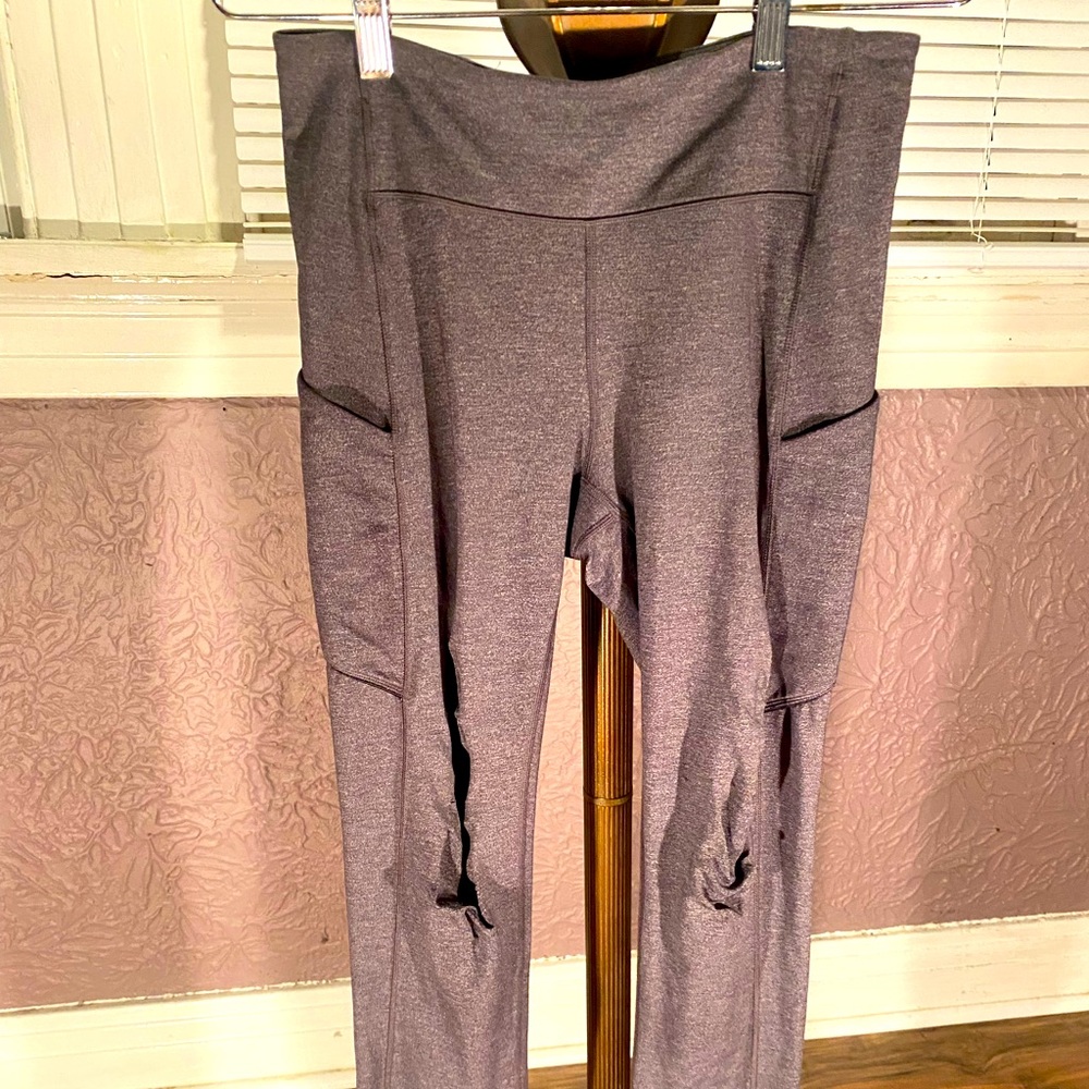 Lululemon smoke purple leggings